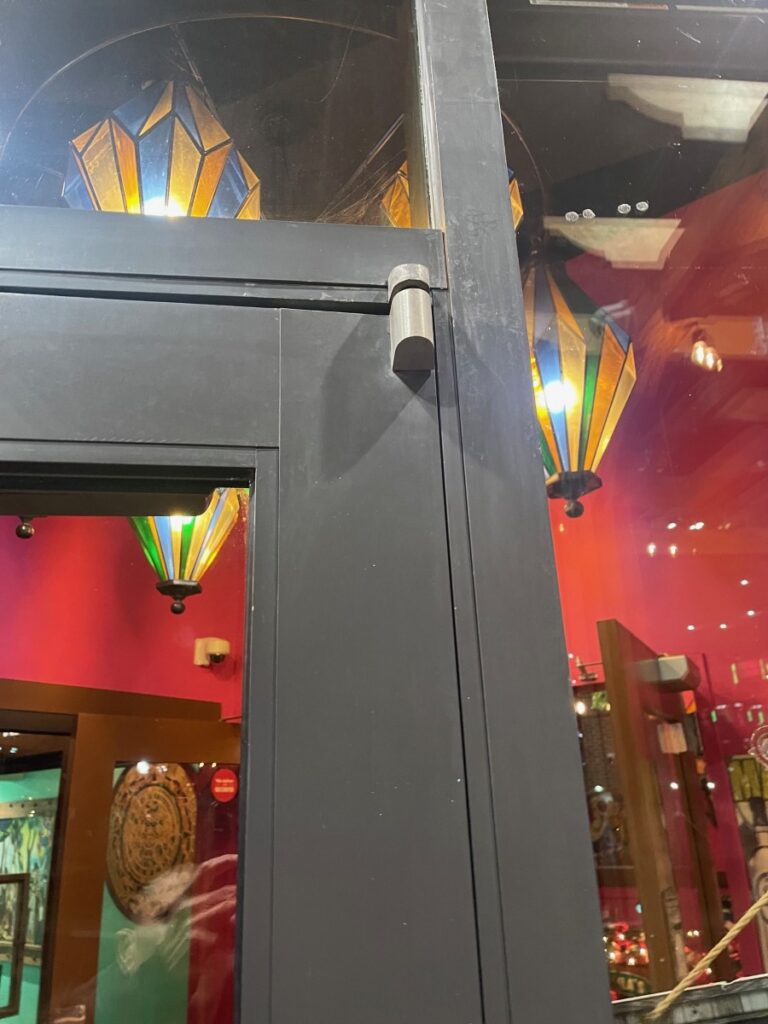 Commercial Door Repair for broken hinge