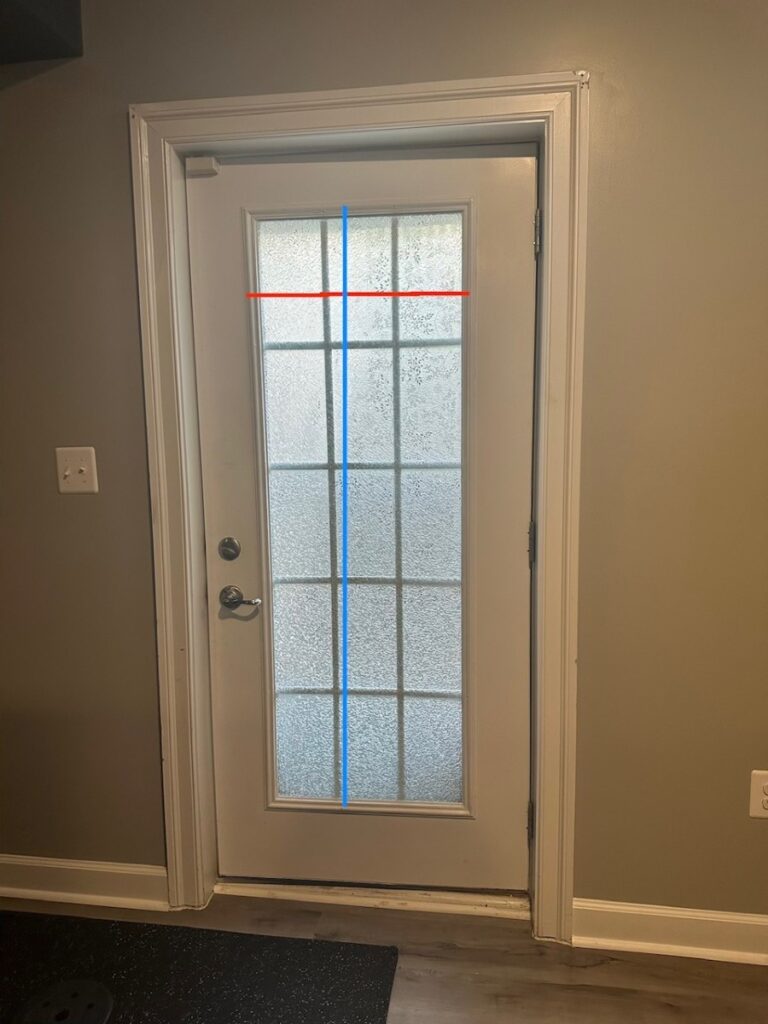 French Glass door